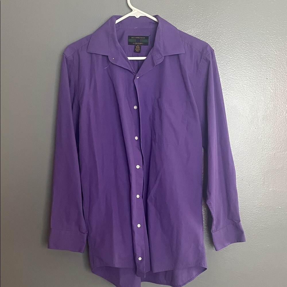 Alexander Julian Vibrant Purple Shirt